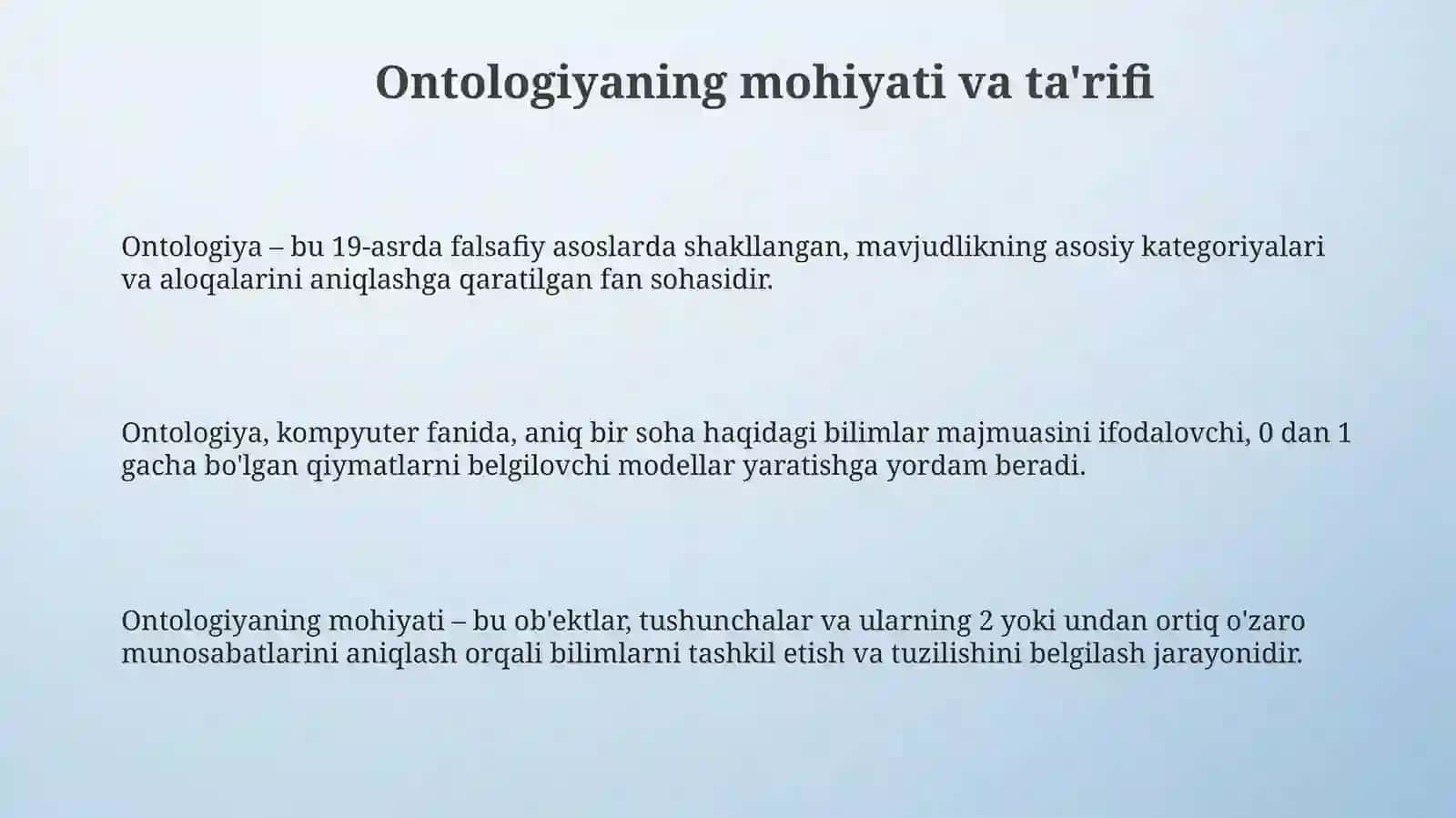 Ontologiyaningmohiyativatarifi 3