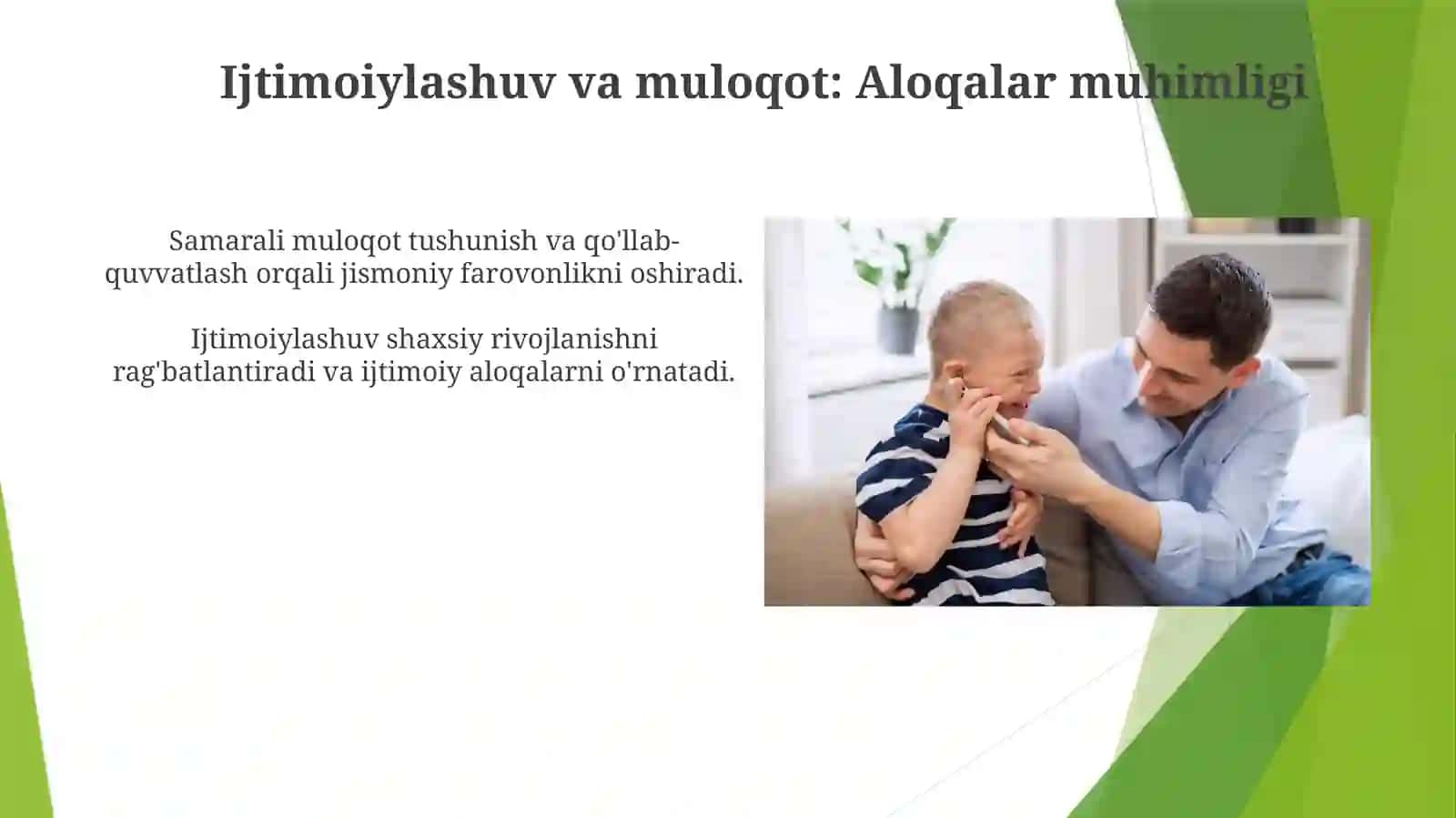 Inson psixik taraqqiyotda muloqotning ahamiyati 3