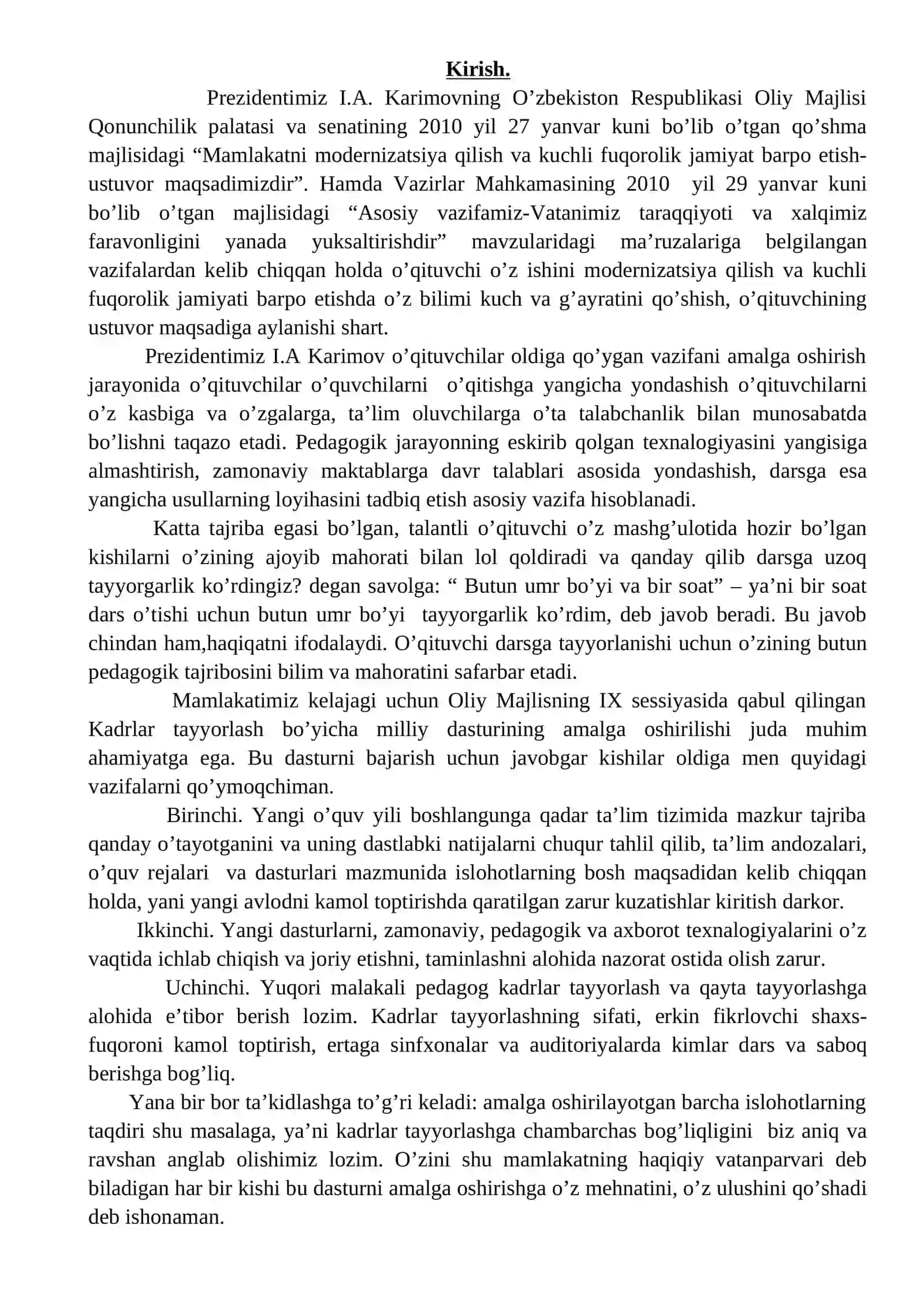 Matematik Analiz Kurs Ishi 3