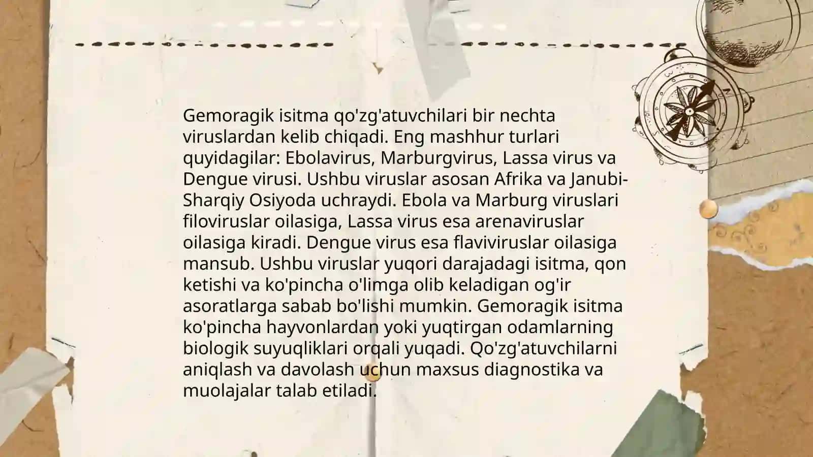 Gemoragik isitma qo'zg'atuvchilari patogenizi laboratoriya tashxisi 3
