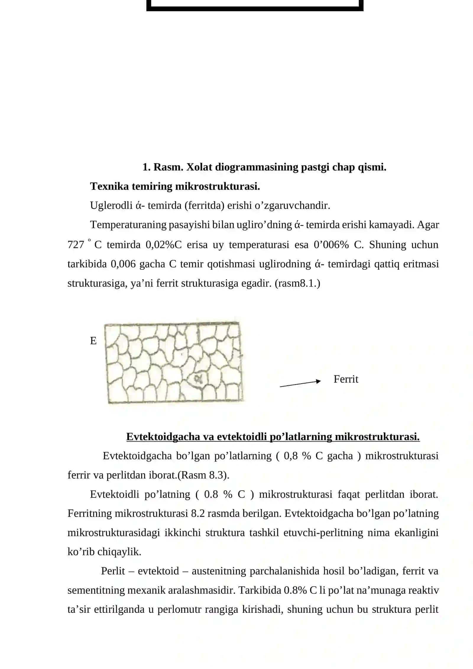 Shtamplash asboblarini termik ishlash texnologiyasi bo‘yicha masala yechish 3