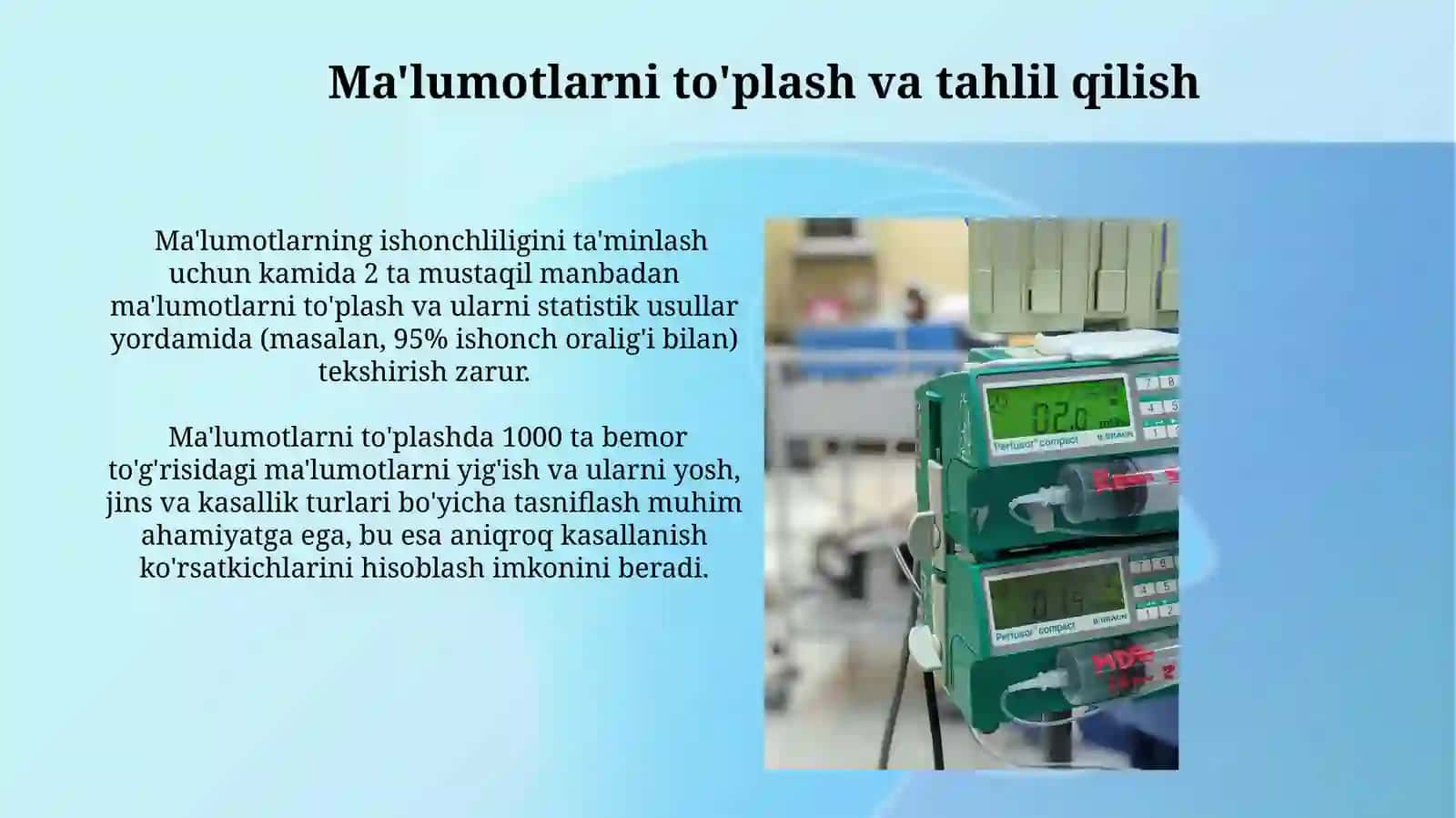 Turli kasalliklar bo'yicha morbiditet ko'rsatkichlarini hisoblash misollari 3