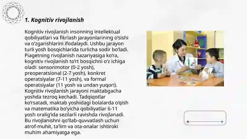 Ta’lim va tibbiy muassasalarda bolalarni kompleks rivojlantirish tamoyillari 3