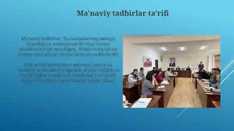 Oliy ta’lim muassasalarida tashkil etiladigan ma’naviy-ma’rifiy tadbirlar 3