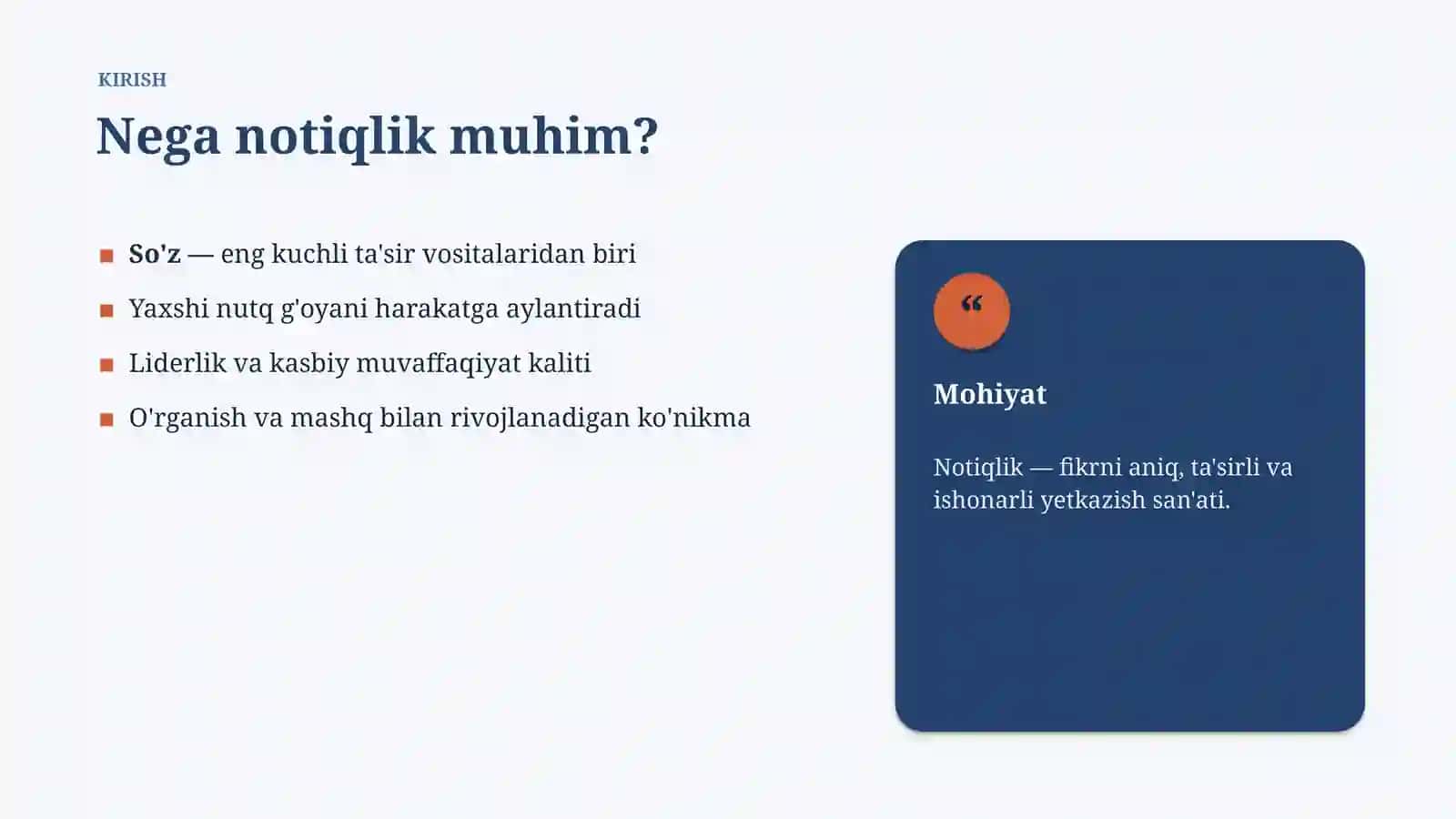 Notiqlik san'ati 3