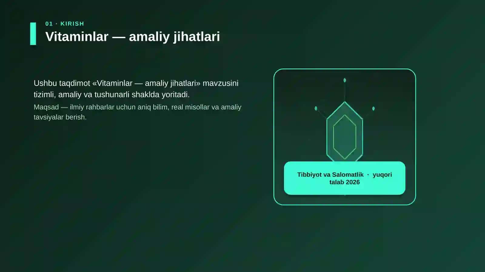 Vitaminlar — amaliy jihatlari 3