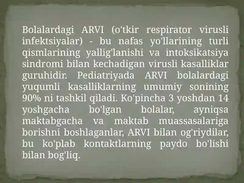 BOLALARDA O'TKIR RESPIRATOR KASALLIKLAR 3