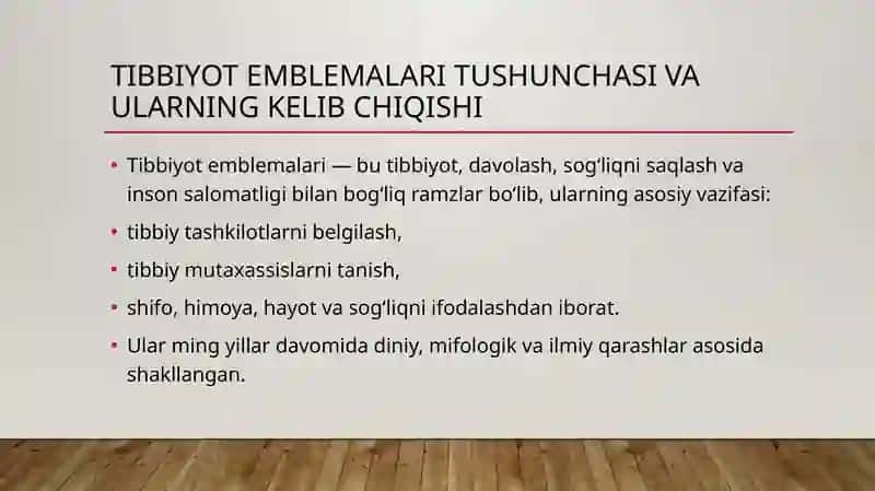 Tibbiyot emblemalari 3