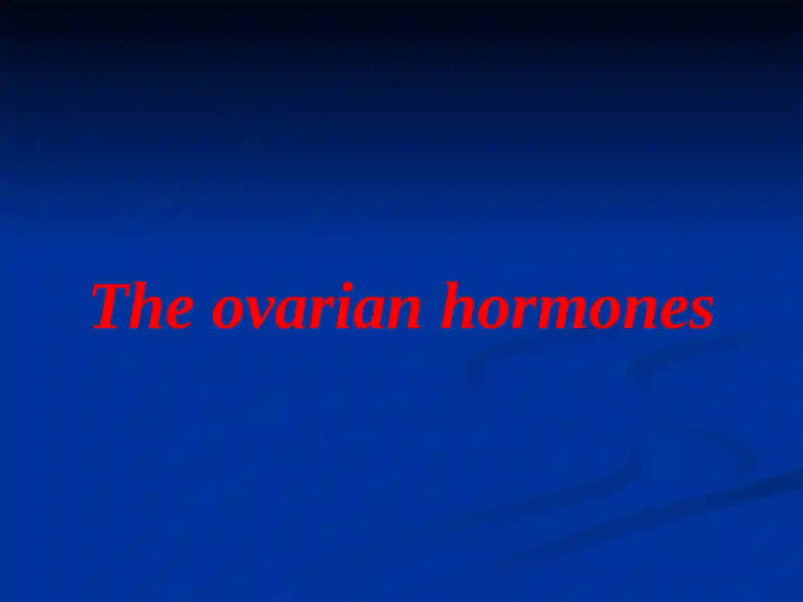 Funktsiyasi estrogen va progesteroonFunction of Estrogen and Progesterone 3
