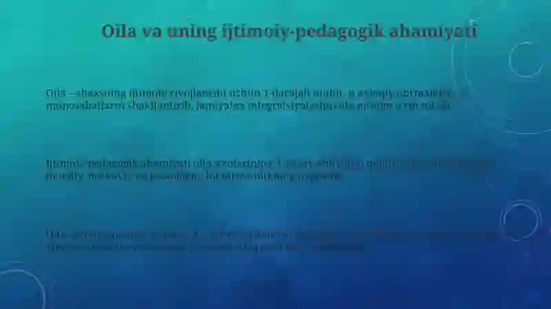 Oilada ijtimoiy pedagogik yordam shakllari 3
