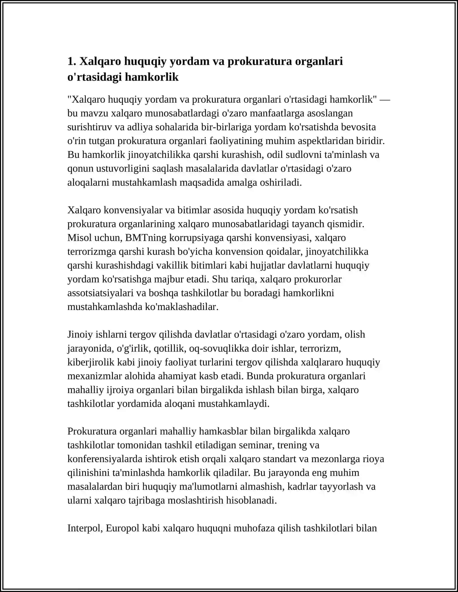 PROKURATURA ORGANLARINING XALQARO MUNOSABATLARI 3