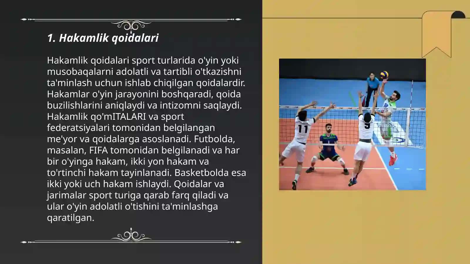 Gandbol o'yinida hakamlik 3
