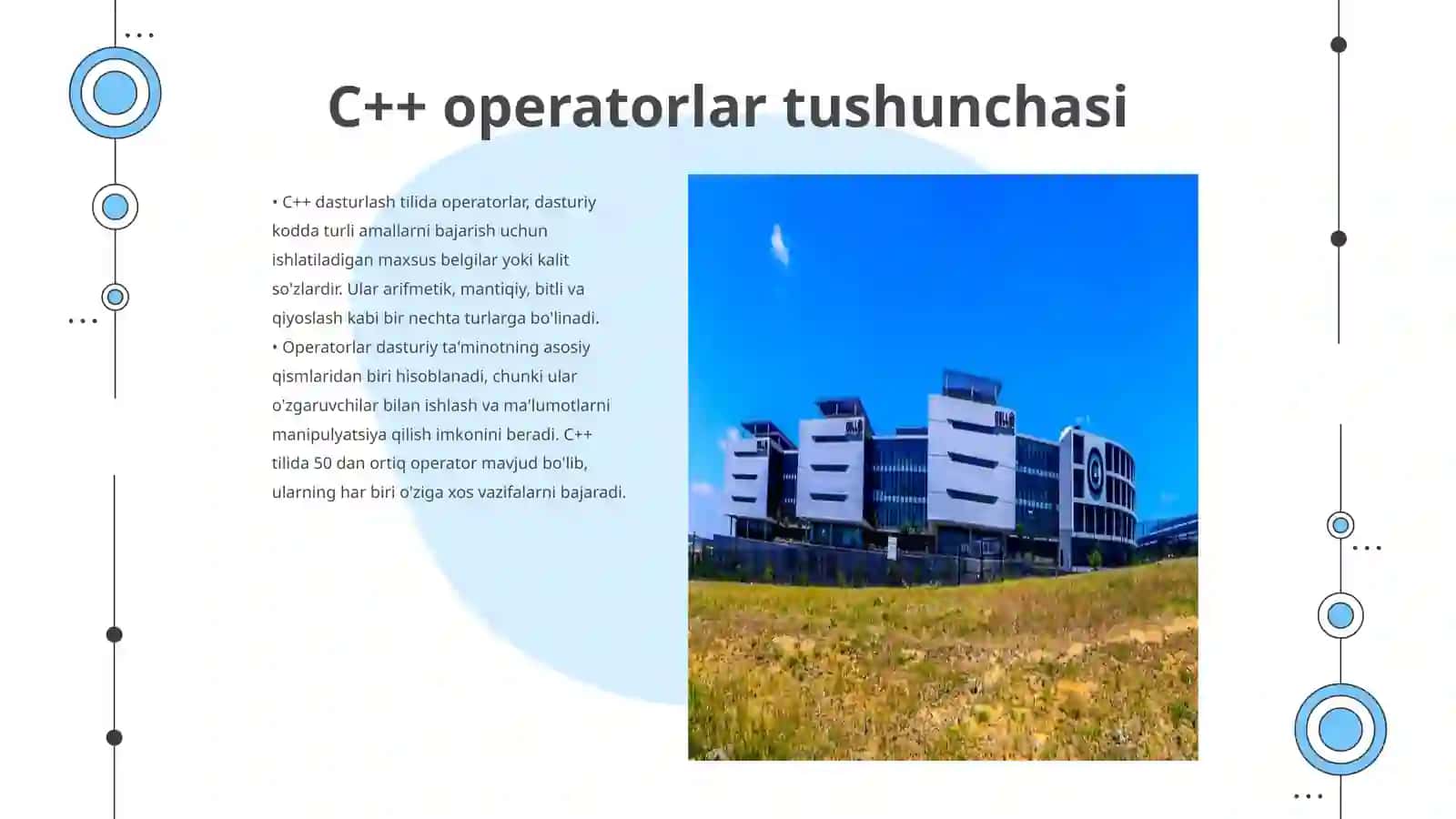 C++ tilida murakkab operatorlar 3