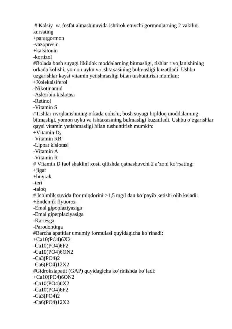 Kalsiy va fosfor metabolizmi 3