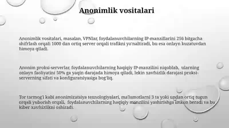 Anonimlik 3