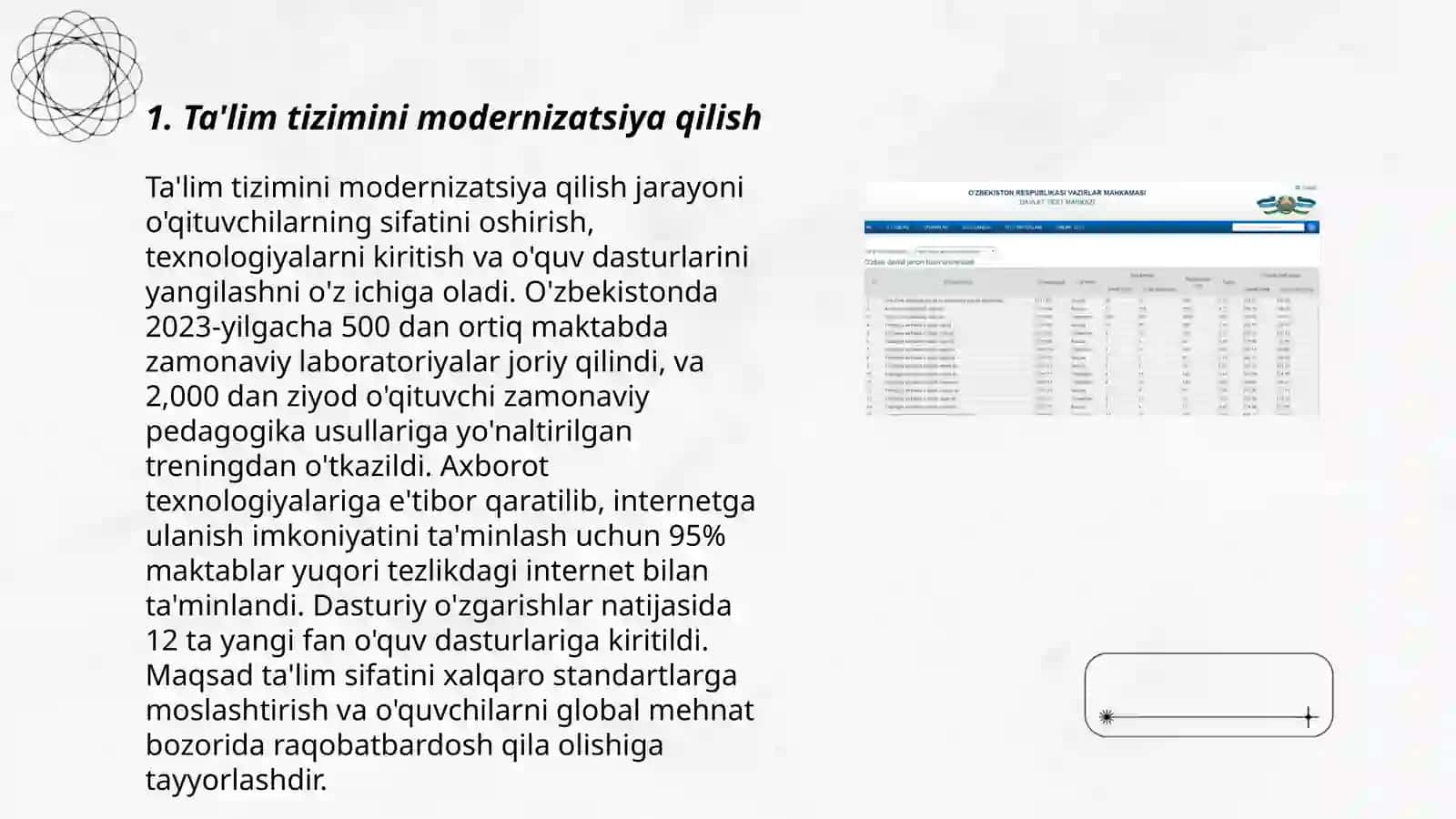 Ta'lim tizimini modernizatsiya qilish 3