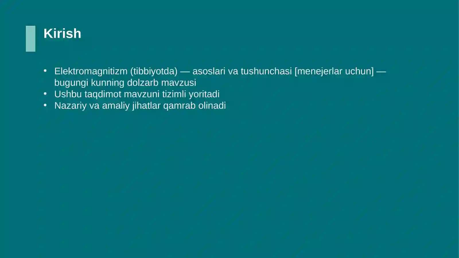Elektromagnitizm (tibbiyotda) — asoslari va tushunchasi [menejerlar uchun] 3