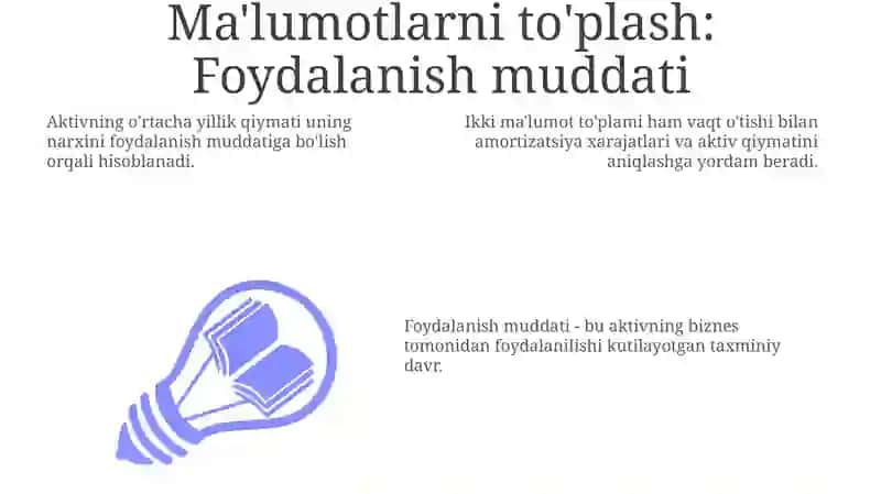 O'rtacha yillik qiymatni hisoblash 3