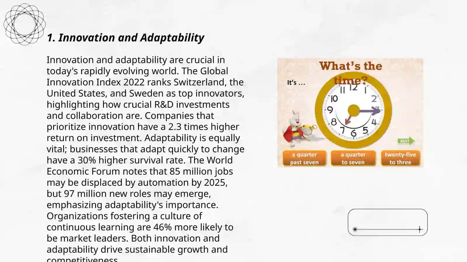 Innovation and Adaptability in Business 3