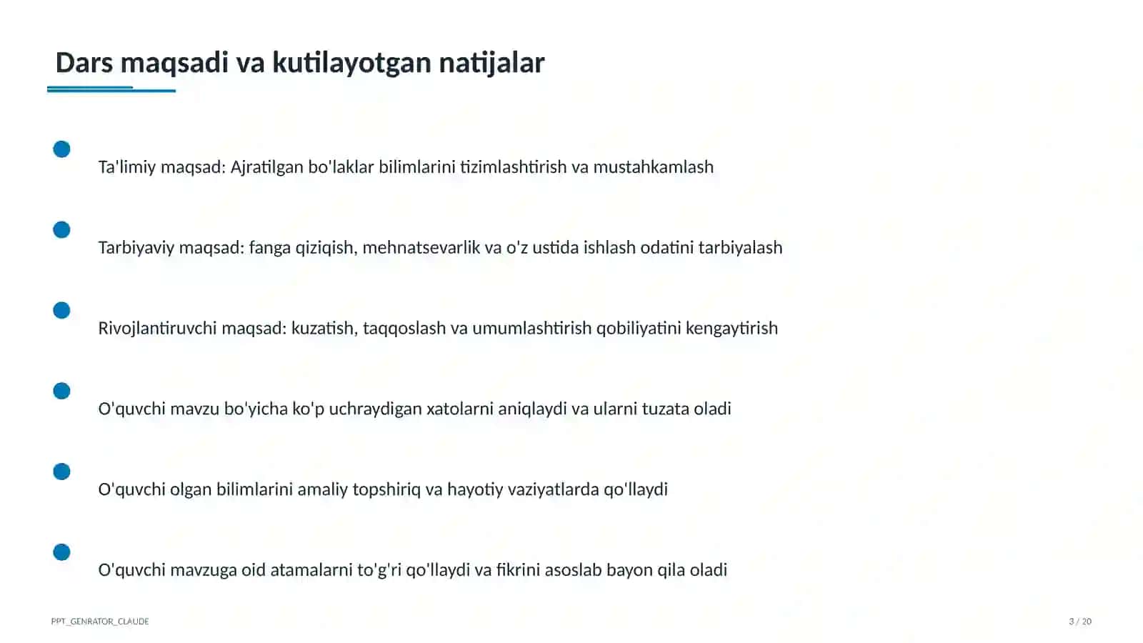 Ajratilgan bo'laklar (8-sinf) 3