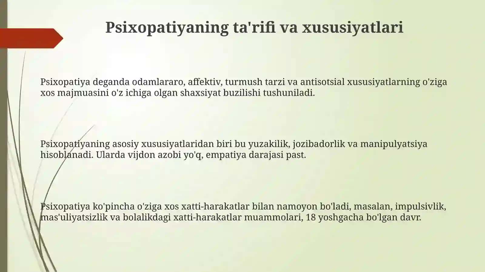 Psixopatiya 3
