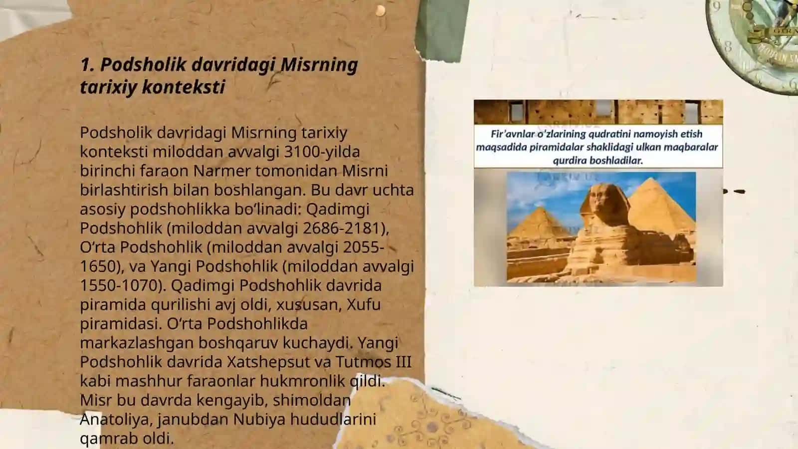 Podsholik davridagi Misr 3
