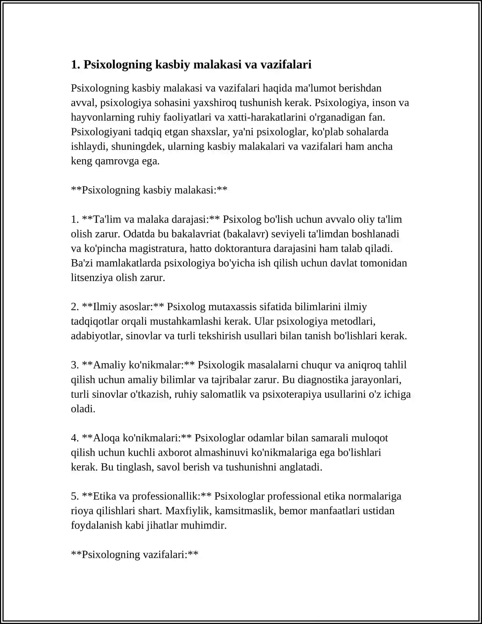 PSIXOLOGNING KASBIY FAOLIYATI BÔYICHA TAQDIMOT TAYYORLASH 3