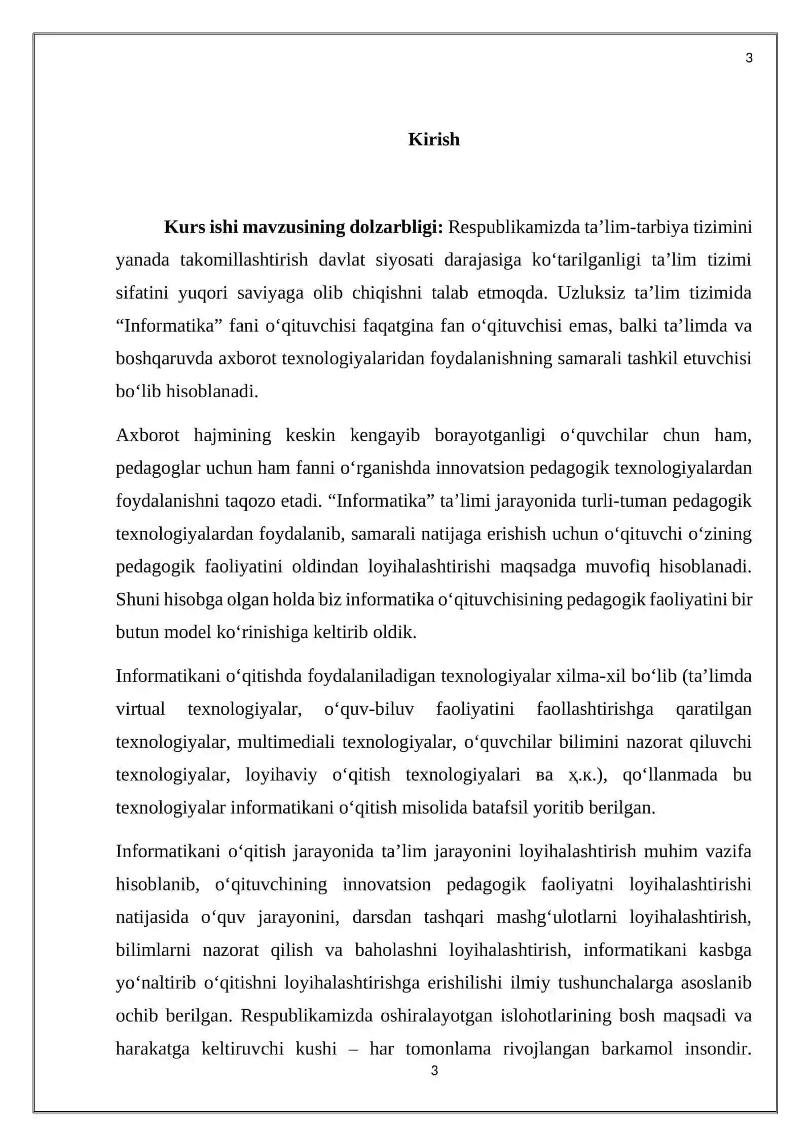 MULTIMEDIA TEXNOLOGIYASI VA UNDAN O‘QUV JARAYONIDA FOYDALANISH 3