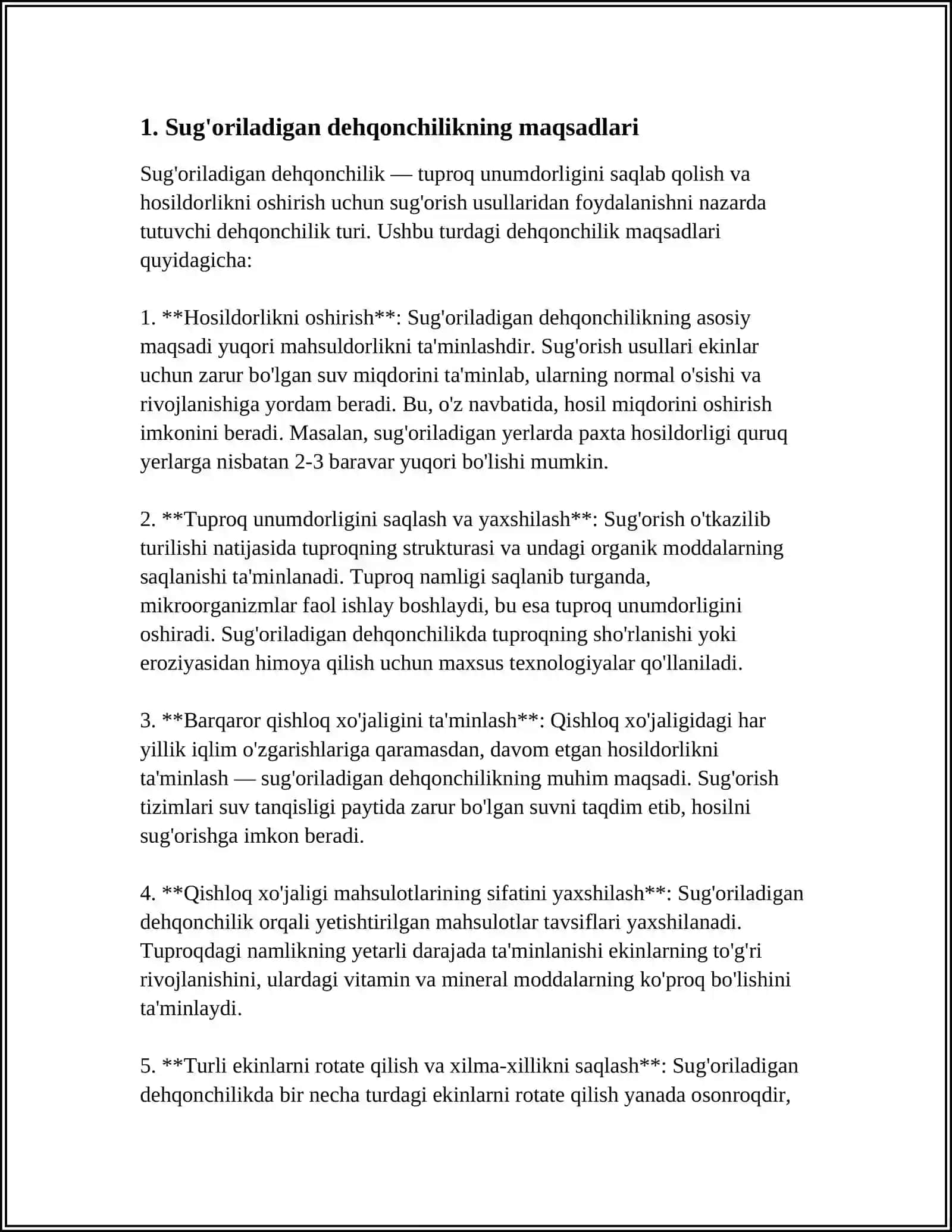SUĞORILADIGAN DEHQONCHILIKNING FIZIOLOGIK ASOSLARI 3
