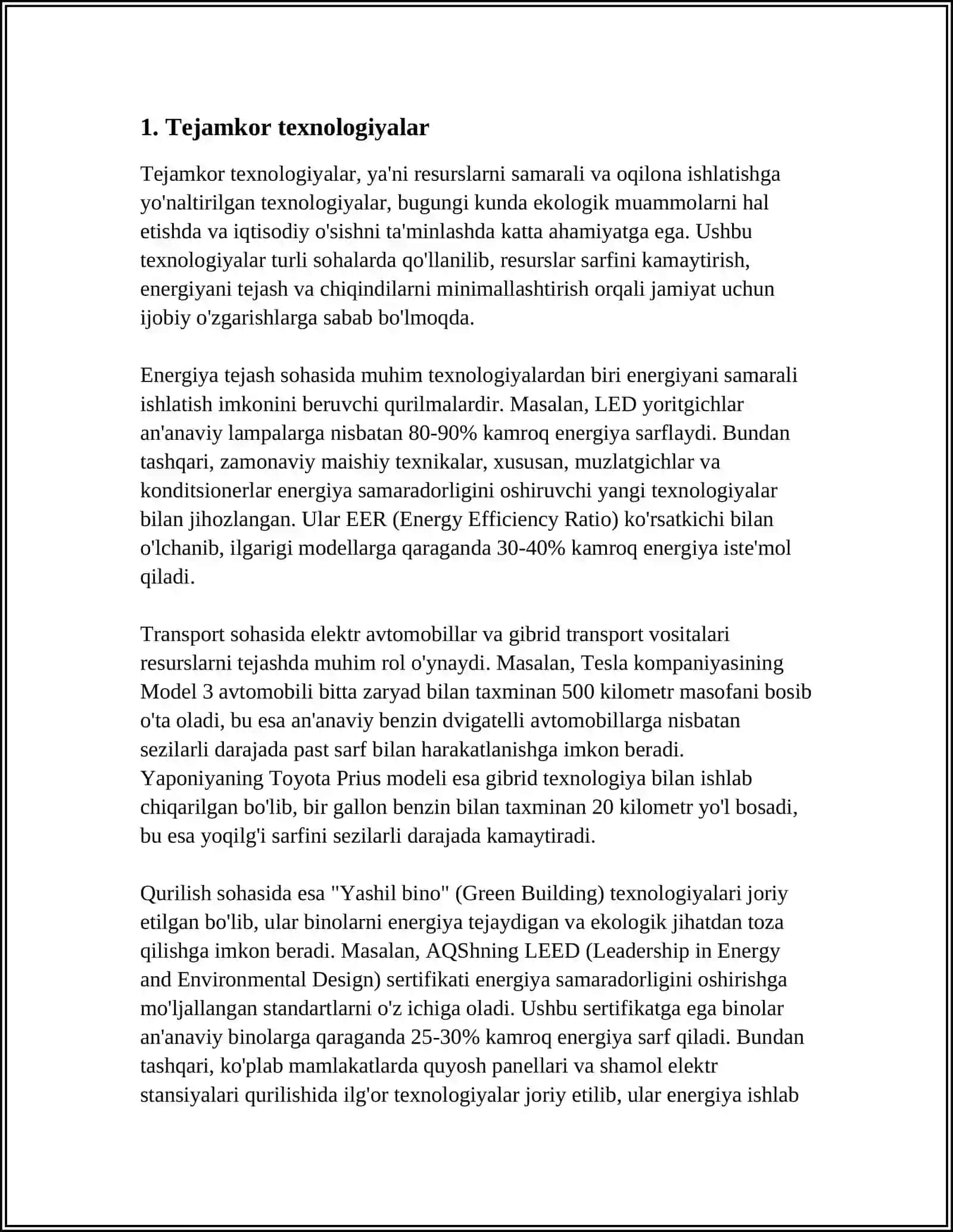 TEXNOLOGIYA FANI TO'GARAGINI TASHKIL ETISH VA FAOLIYATINI O'RGANISH 3