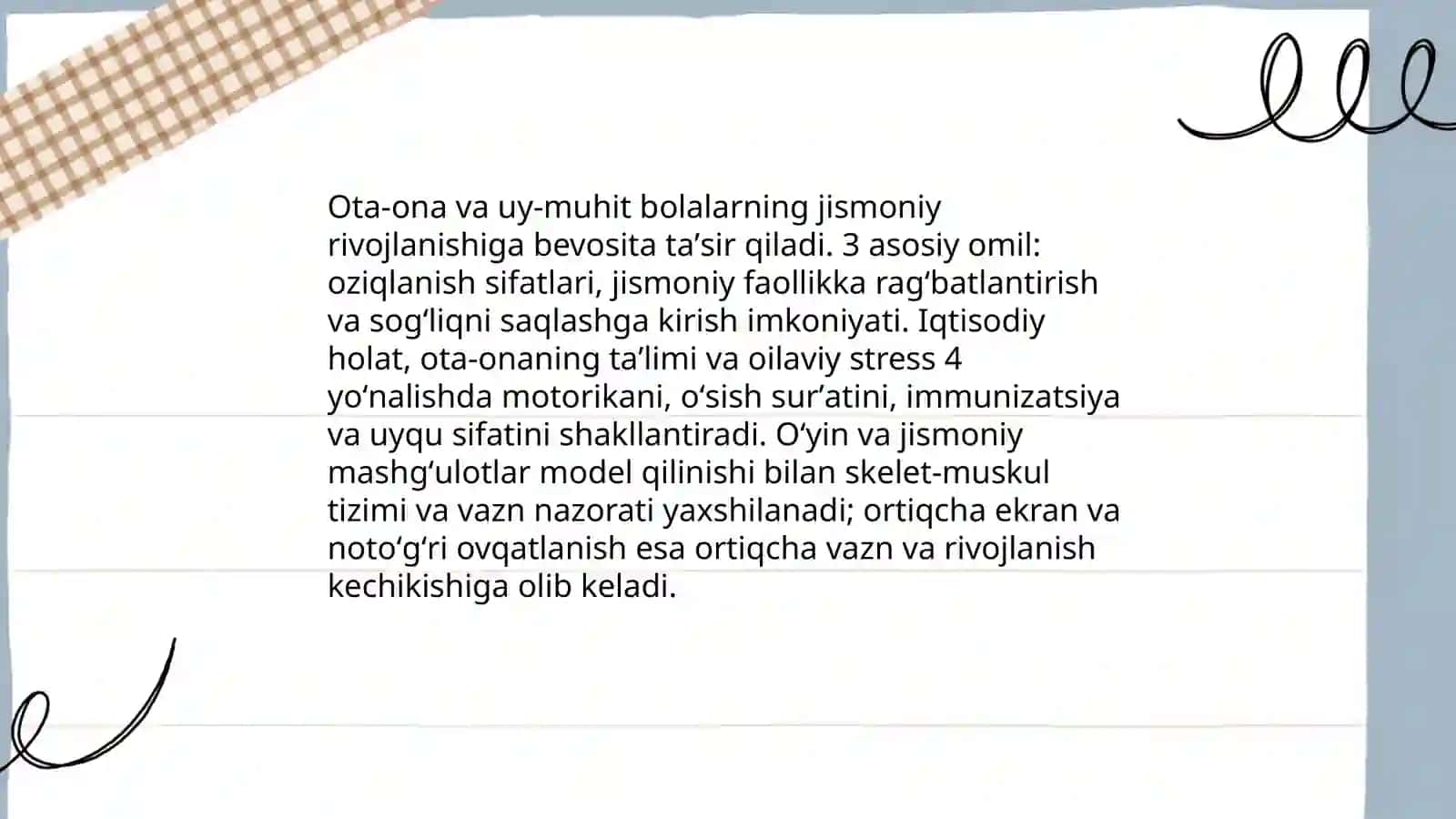 Bolalarning jismoniy va aqliy shakllanishi 3