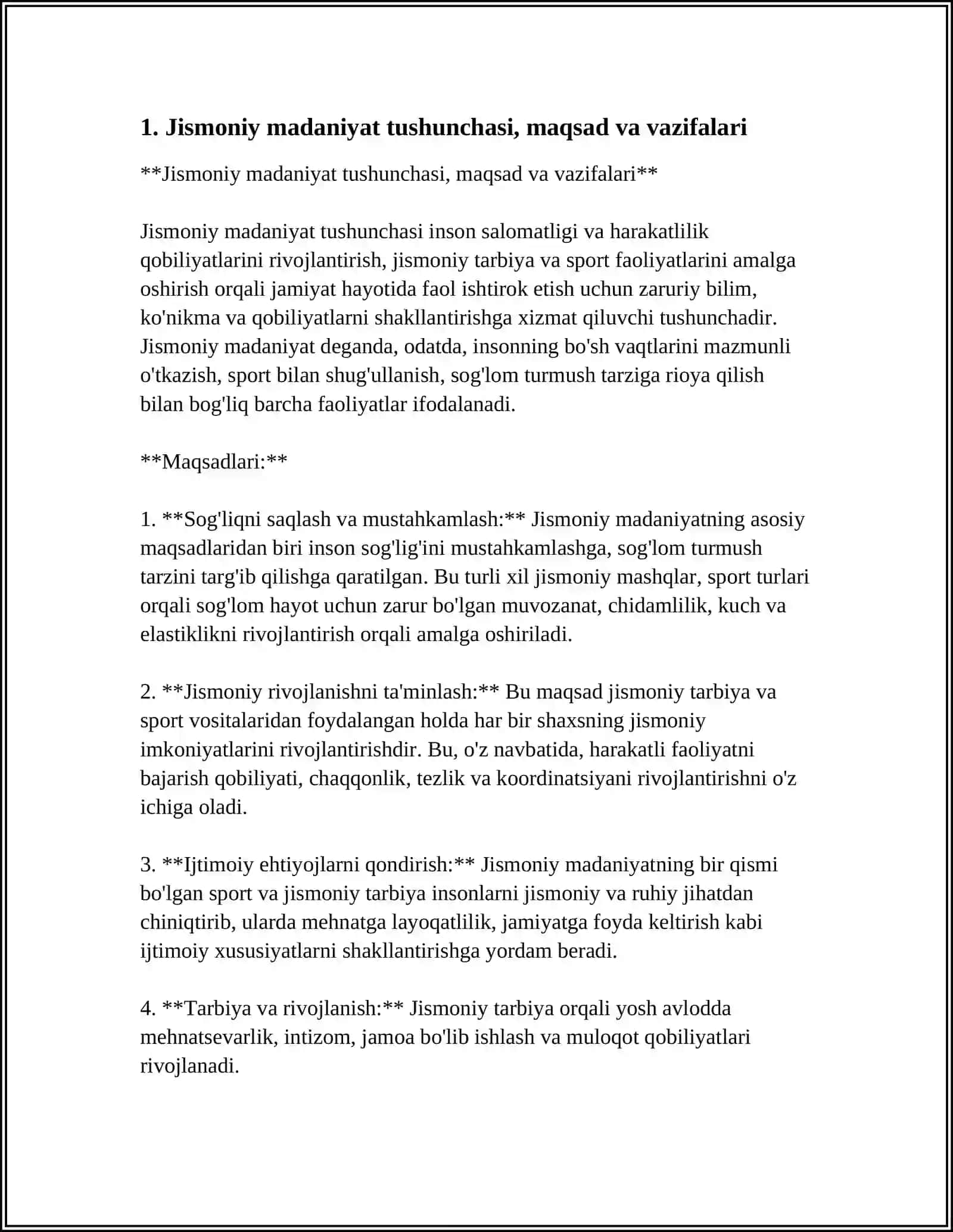 JISMONIY MADANIYAT ASOSLARI 3