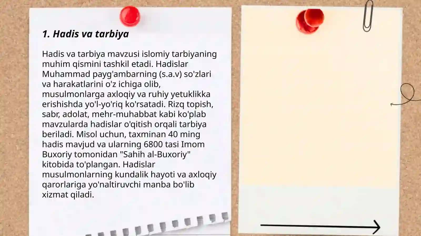 Hadislarning tarbiyaviy ahamiyati 3