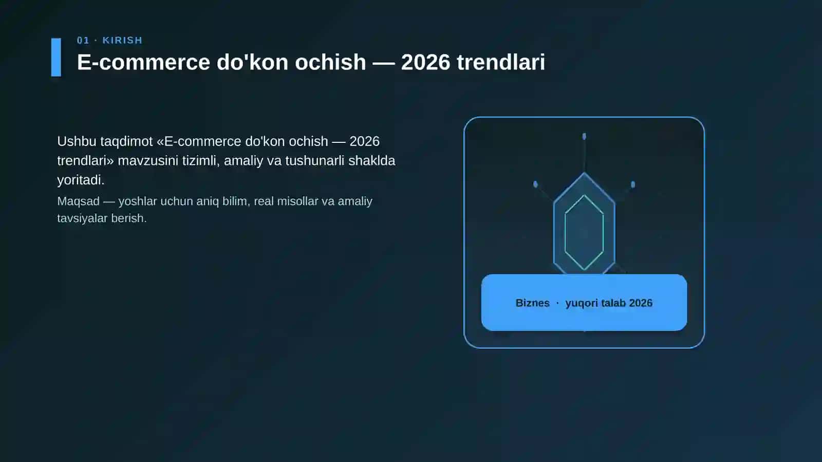 E-commerce do'kon ochish — 2026 trendlari 3
