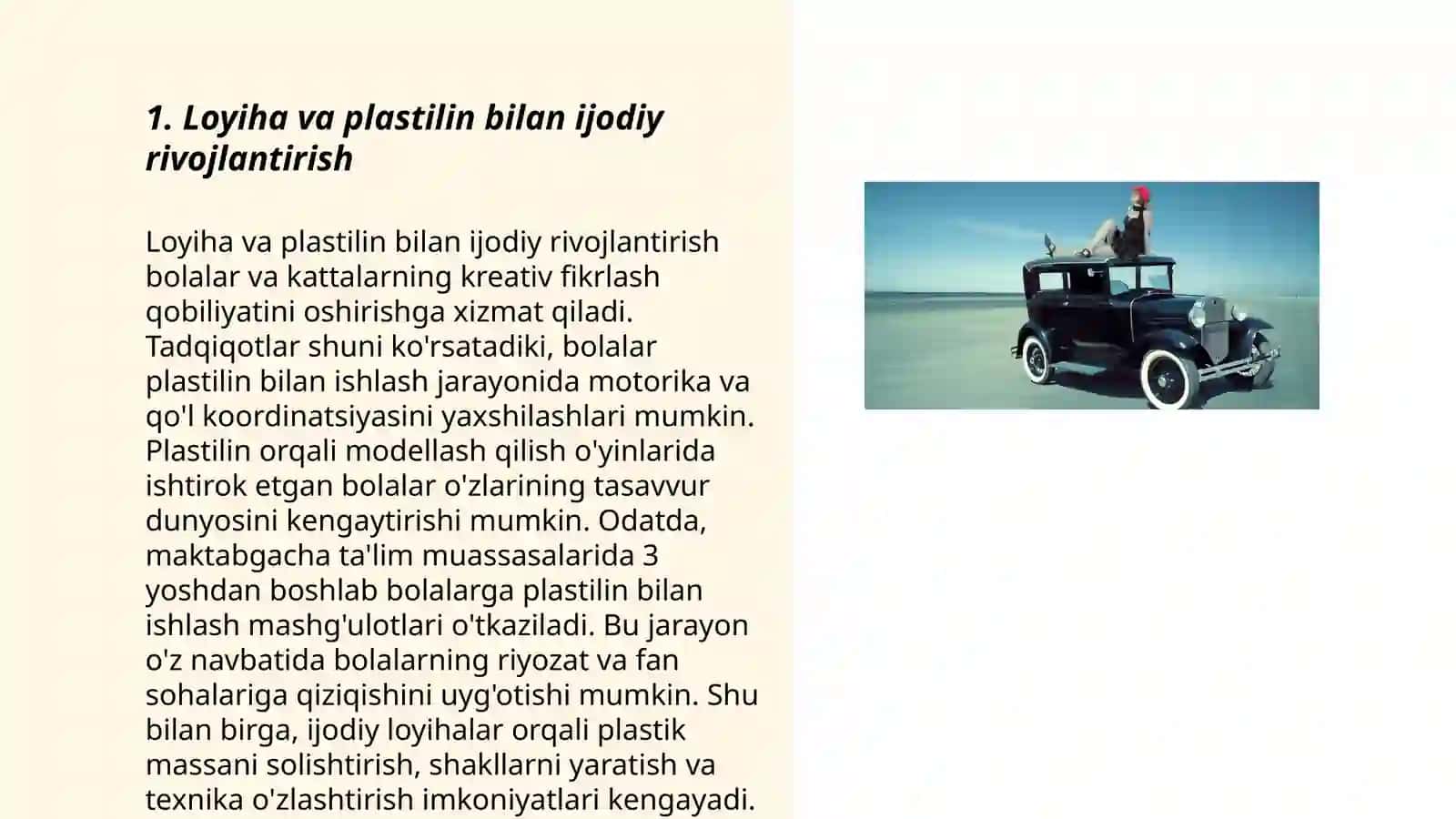 Turli yosh guruhlarida rasm mashg'ulotlarini tashkil qilish (loy va plastilin misolida) 3
