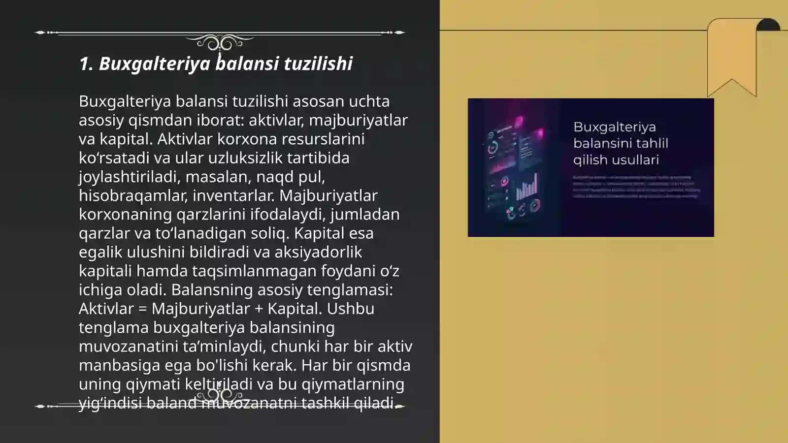 Buxgalteriya balansi va schotlarning ozaro bogliqligi 3