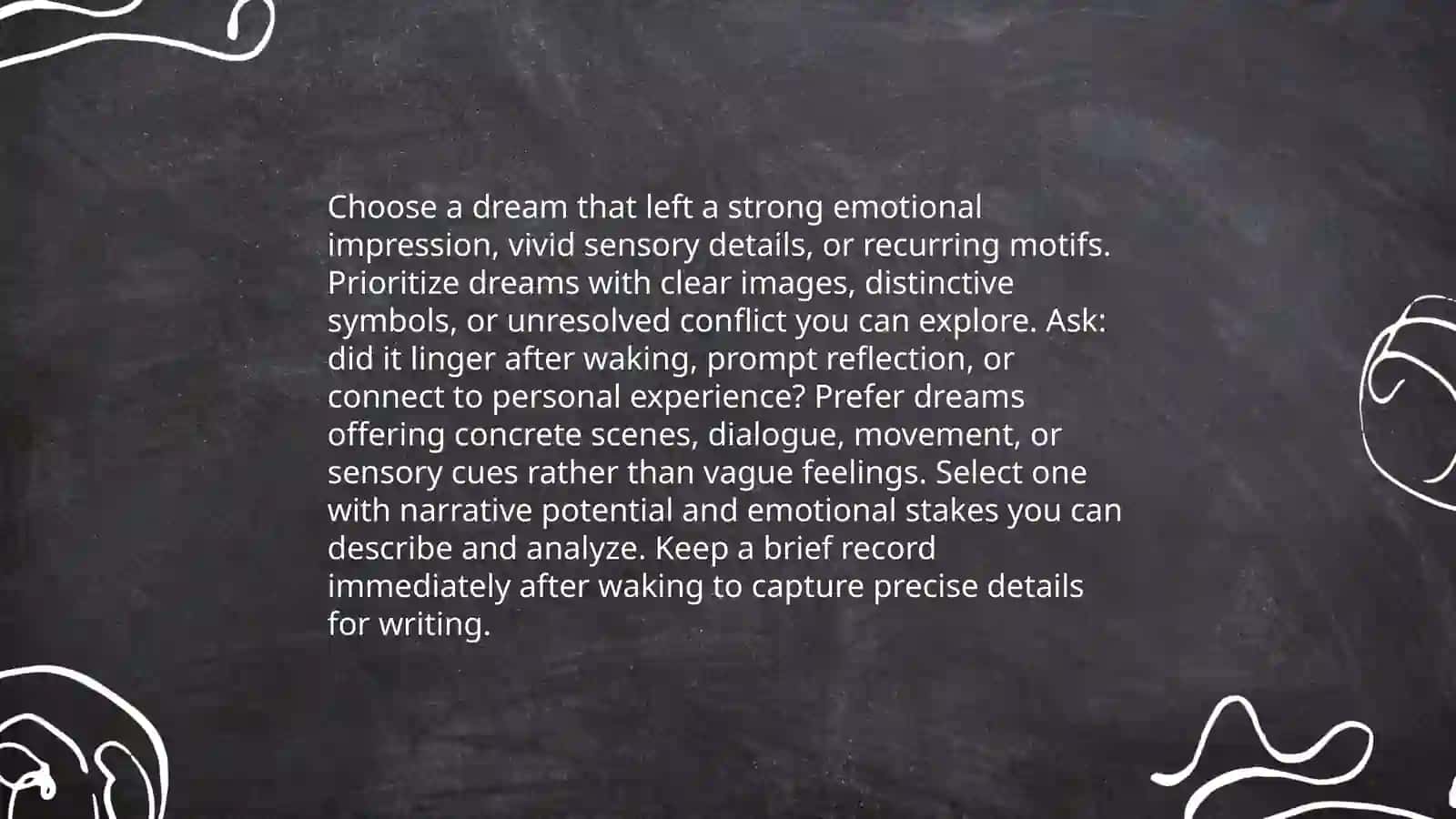 Dream Text Writing 3