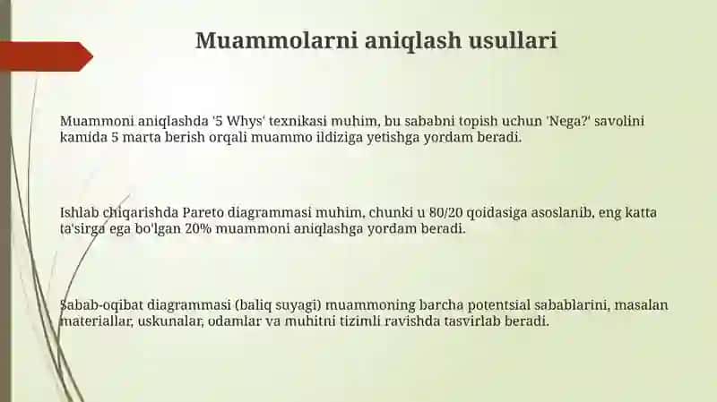 Mushkilot boʻlimi 3