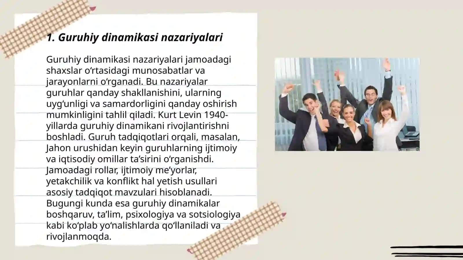 Guruhiy dinamikasi nazariyalari 3