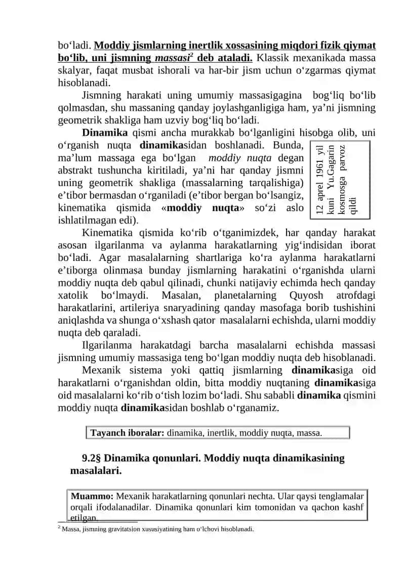 Moddiy nuqta dinamikasi 3