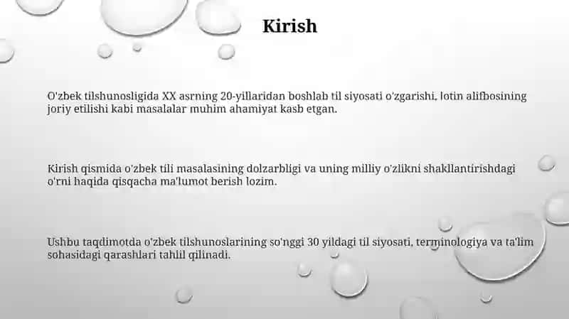 Oʼzbeketnosiningtilimasalasidatilshunoslariningqarashlari 3