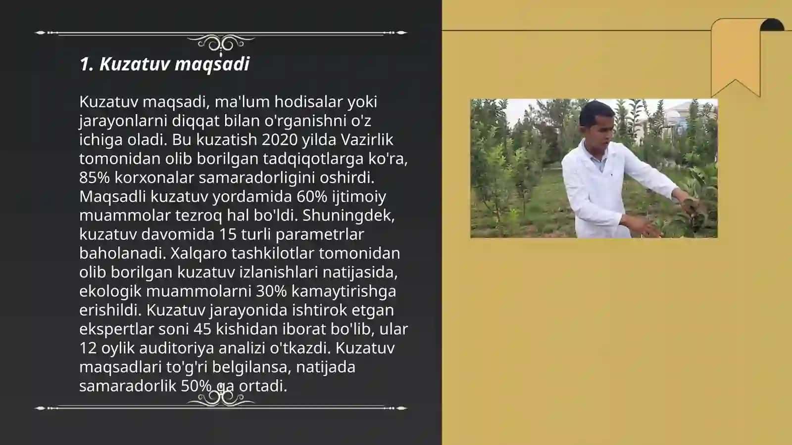 Seleksiya urugʻchilik ekinzorlarida oʻtkaziladigan kuzatuvlarni yozib borish tartibi 3