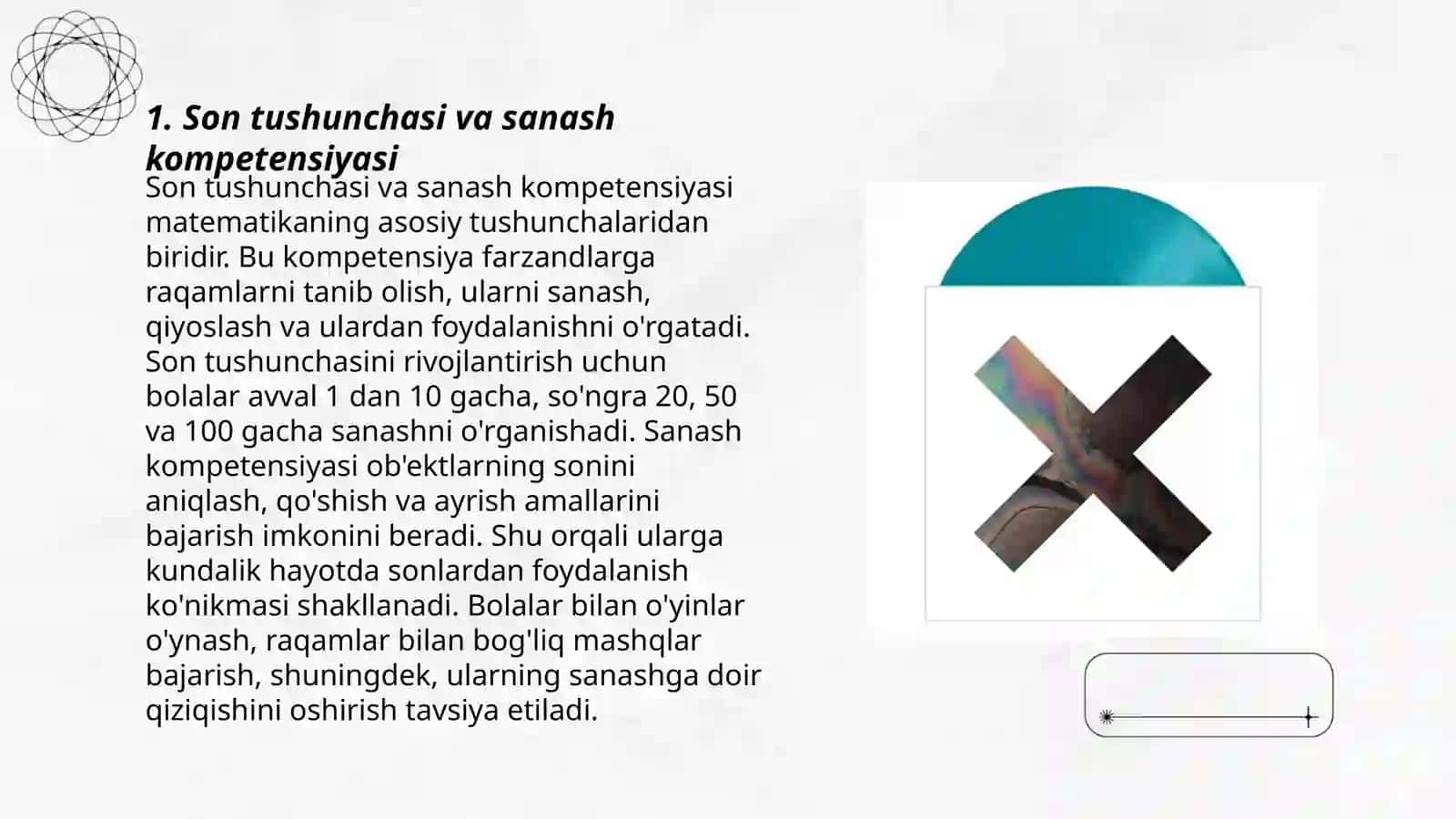 Boshlangʻich sinflarda matematika oʻqitishda kompetensiyaviy yondashuv.Oʻquv dasturi tahlili 1-2-3-4 sinflar kesimida 3
