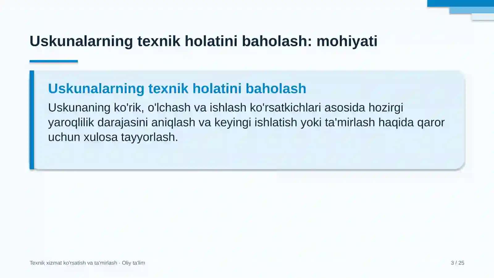 psixiatriya shifoxonalarida uskunalarni texnik holatini baholash 6814 3