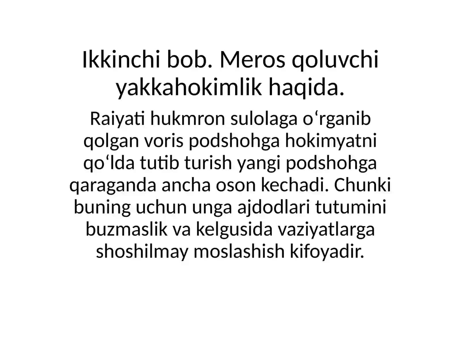 Nikkollo Makiavellining Hukmdor asari 3