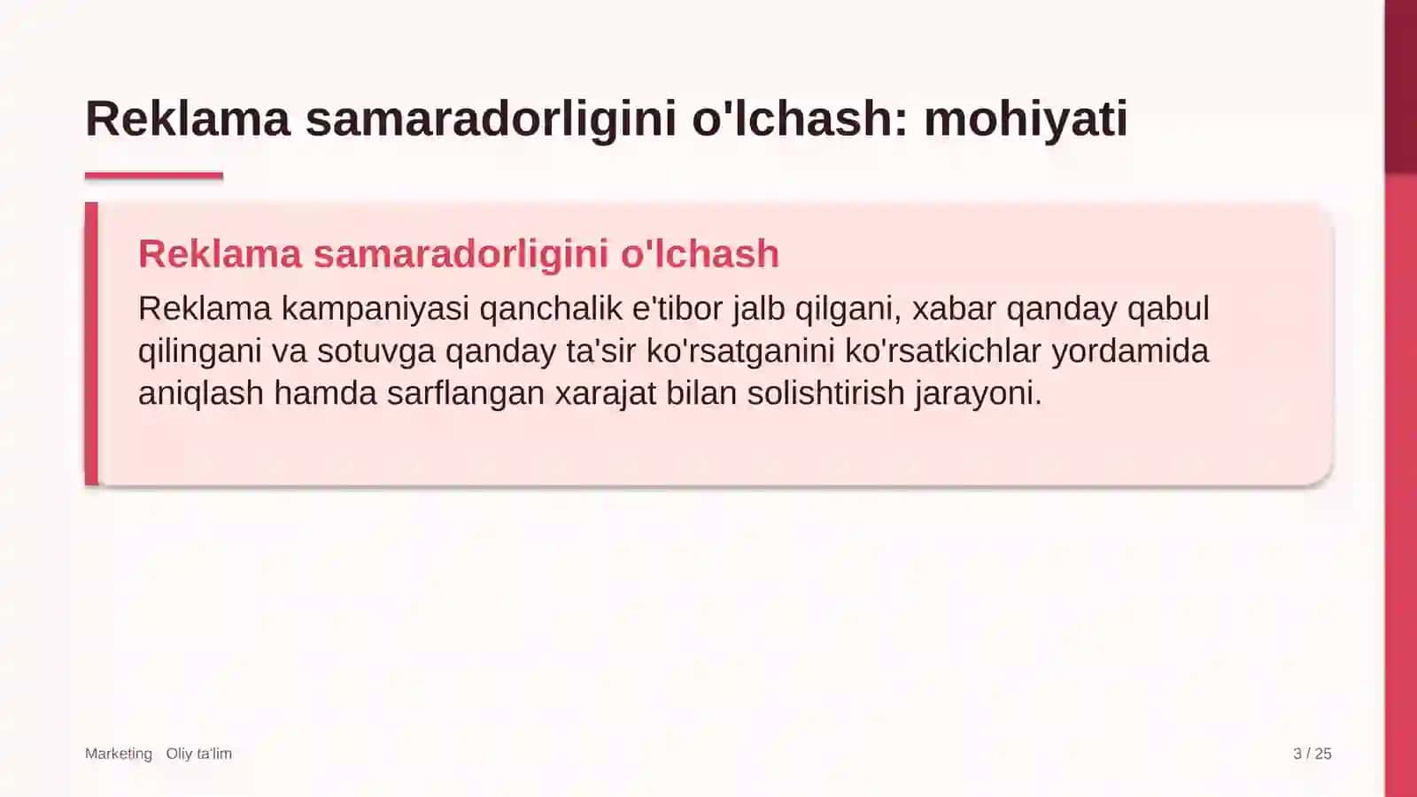 Ko'chma savdoda reklama samaradorligini o'lchash 3