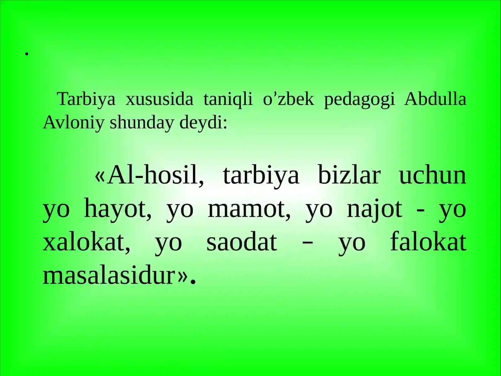 TA'LIMVA TARBIYA JARAYONINING O'ZARO BOG'LIQLIGI HAMDA PEDAGOGIK JARAYONDAGI AHAMIYATI 3