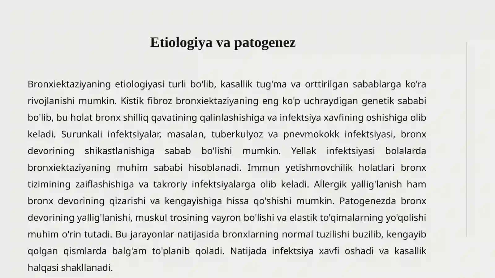 BRONXIEKTATIK KASALLIK 3