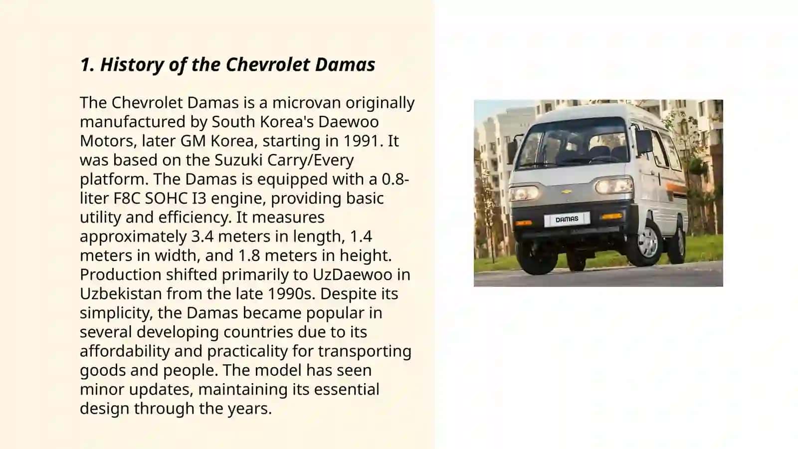 Chevrolet Damas 3