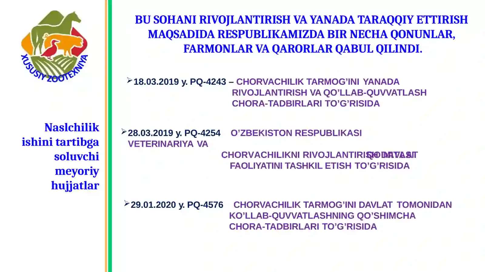 Qishloq xoʻjalik hayvonlarini urchitish asoslari 3